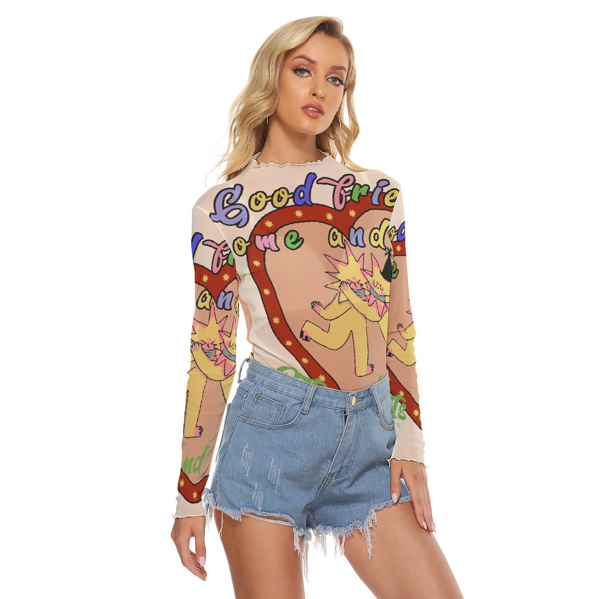 All-Over Print Women's Mesh T-shirt