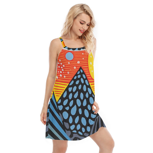 All-Over Print Women's Sleeveless Cami Dress