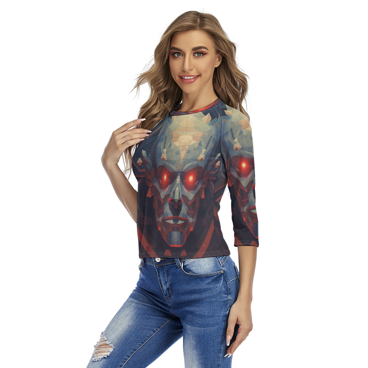 All-Over Print Women's Raglan Sleeves T-shirts