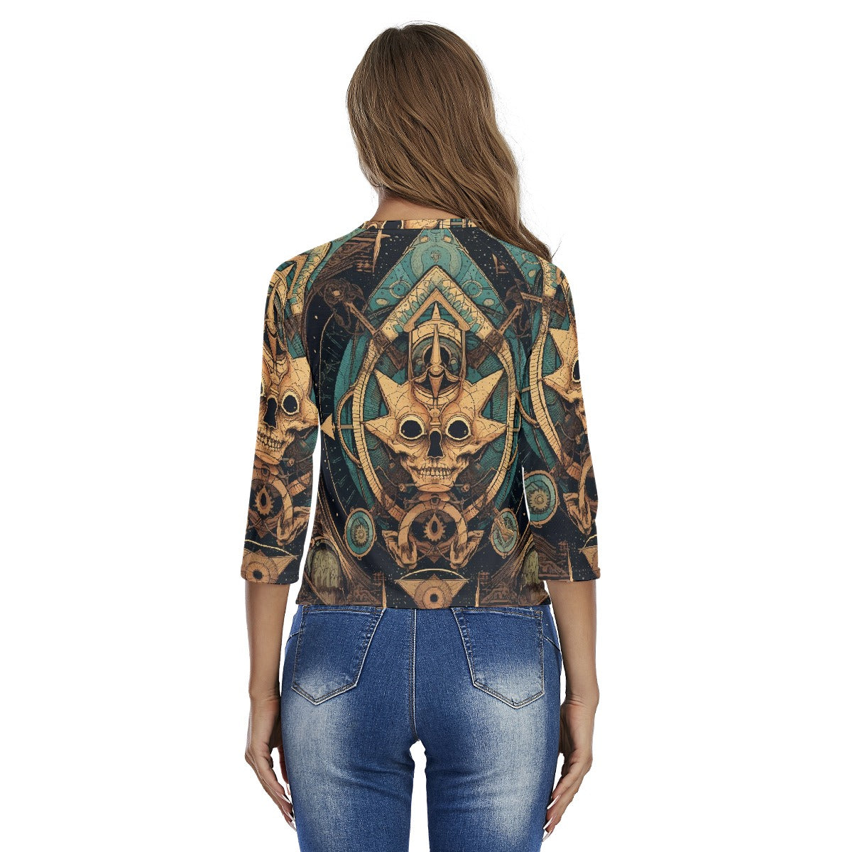 All-Over Print Women's Raglan Sleeves T-shirts