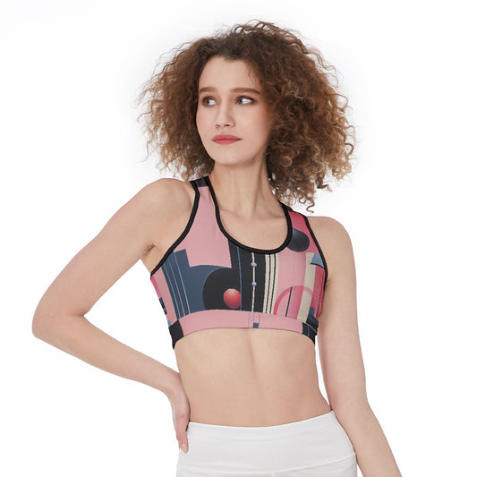 All-Over Print Sports Bra