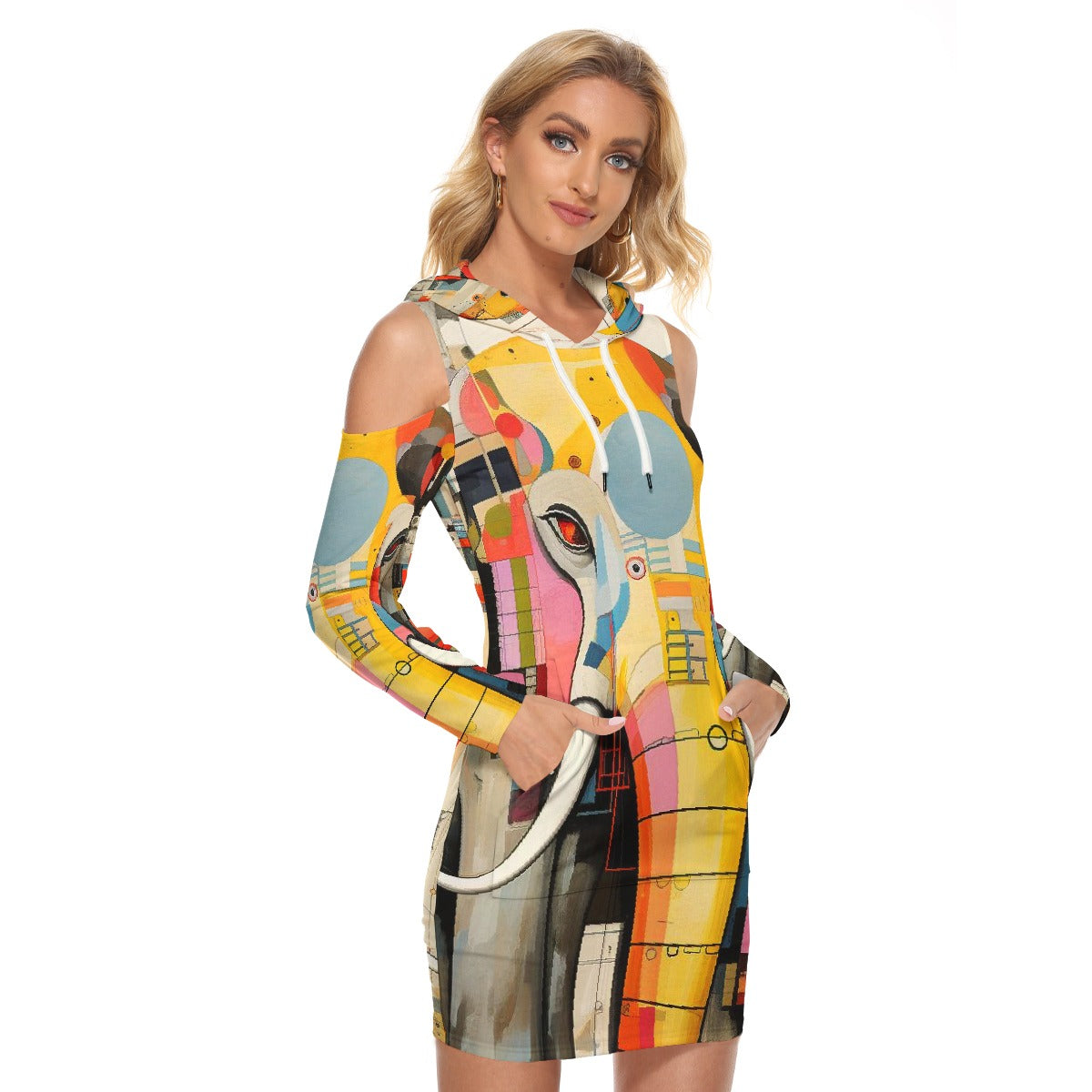 All-Over Print Women's Tight Dress