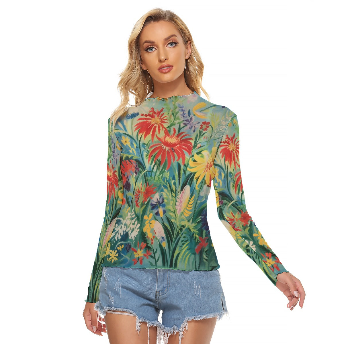 All-Over Print Women's Mesh T-shirt