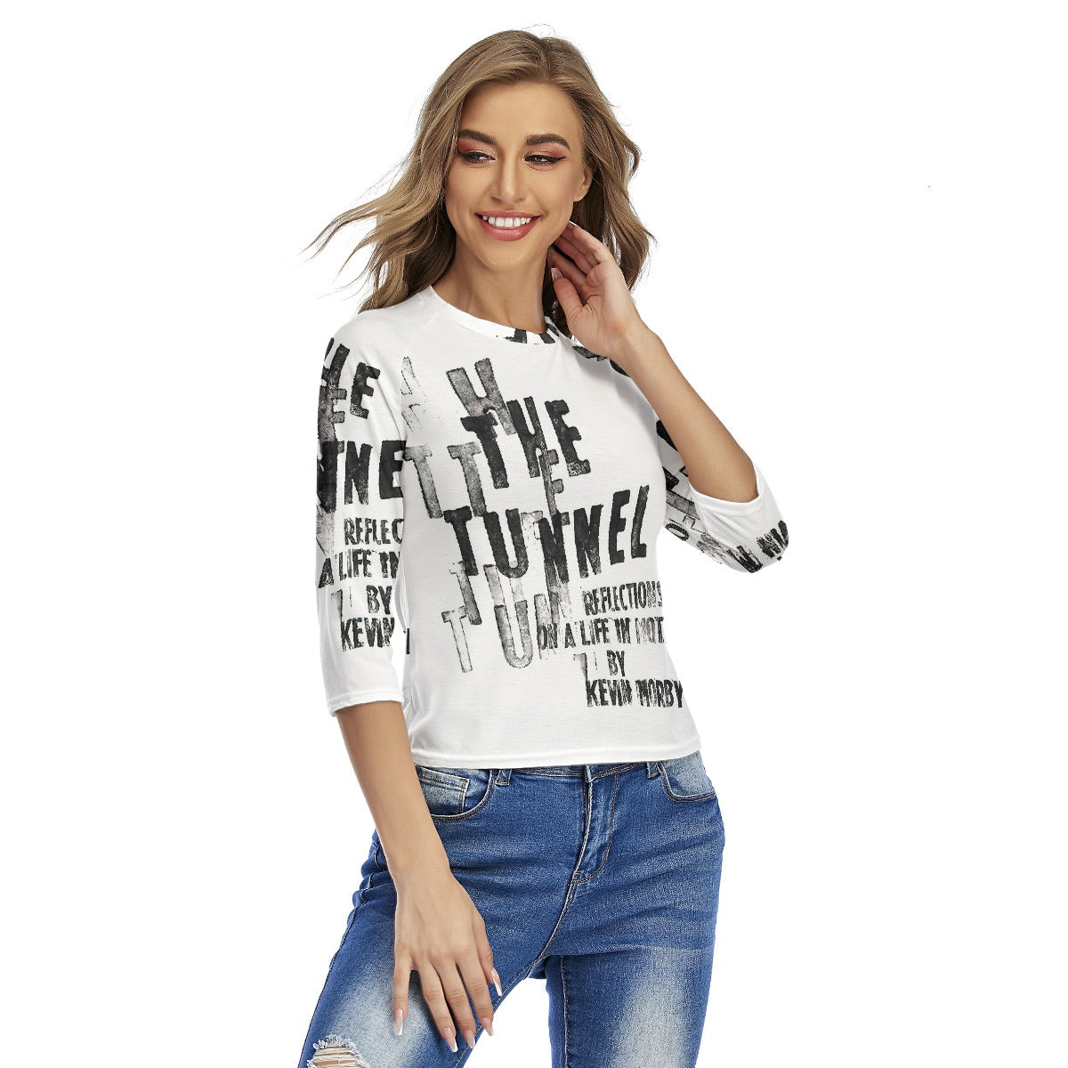 All-Over Print Women's Raglan Sleeves T-shirts