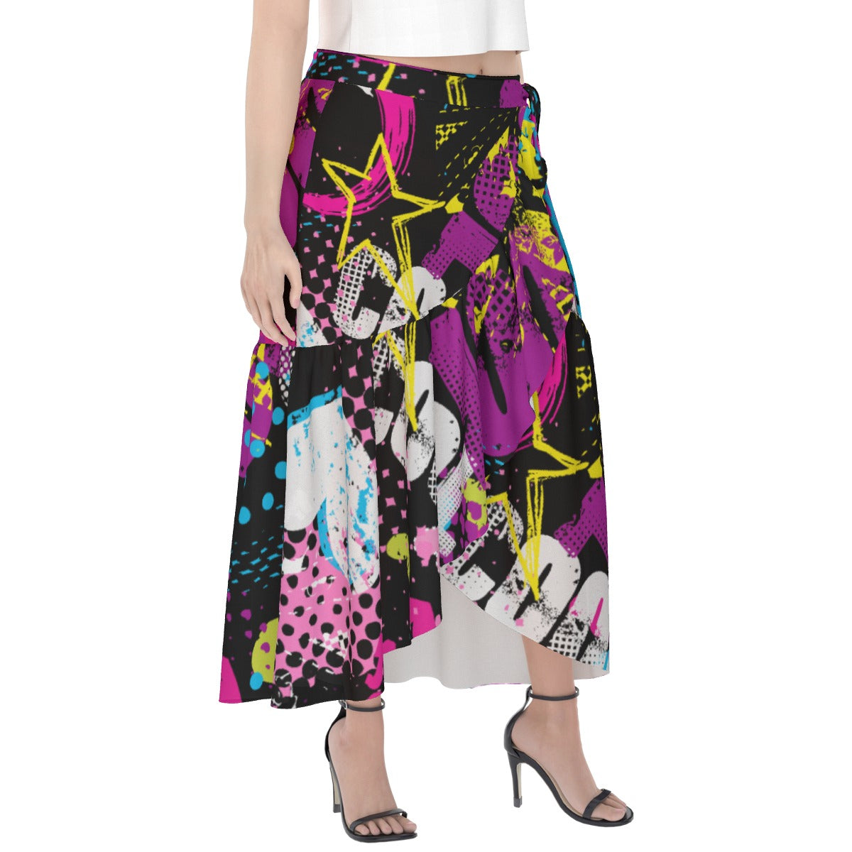 All-Over Print Women's Wrap Skirt