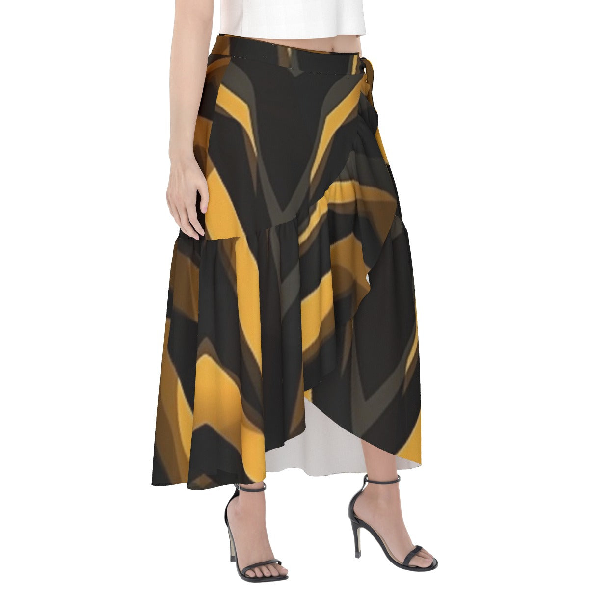 All-Over Print Women's Wrap Skirt