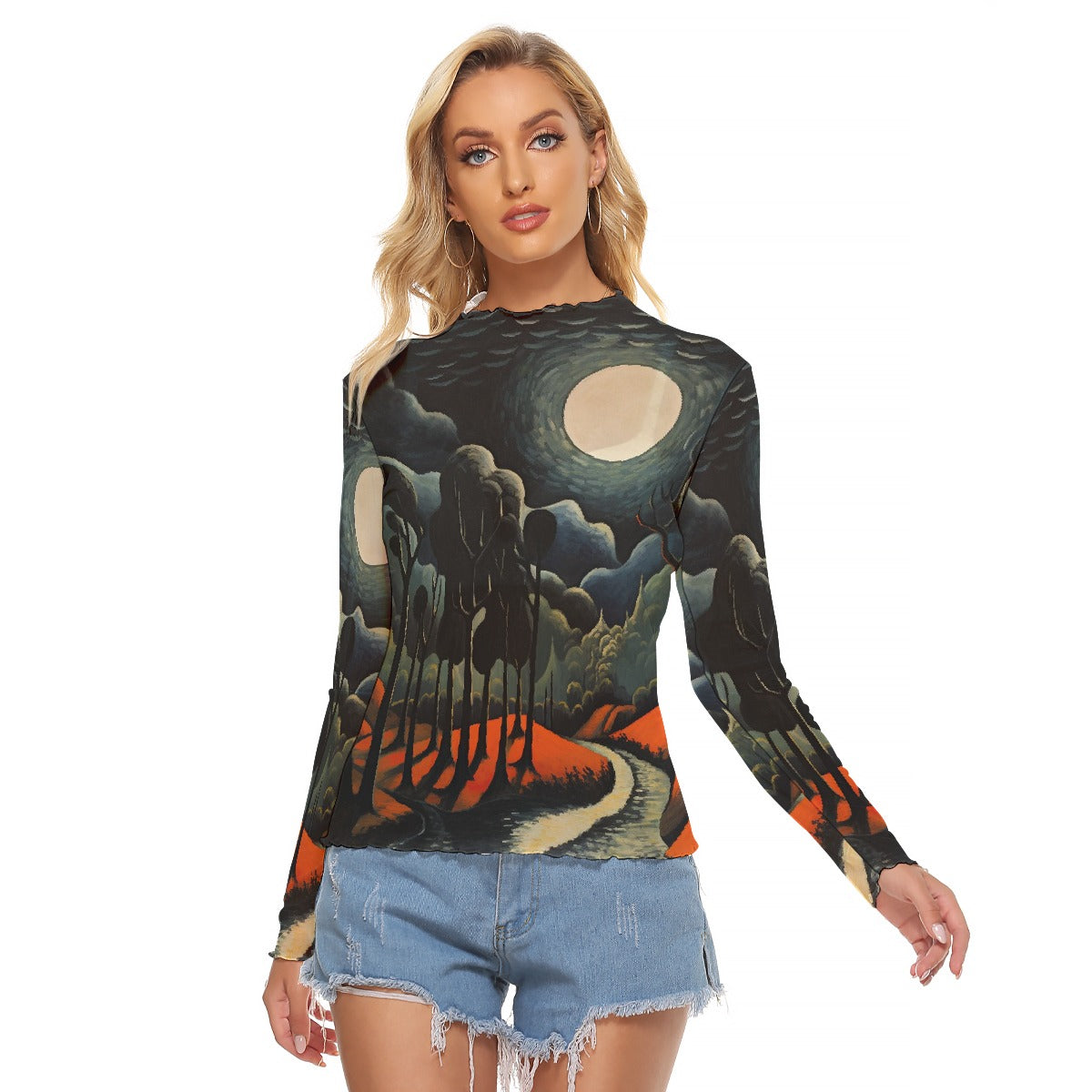 All-Over Print Women's Mesh T-shirt