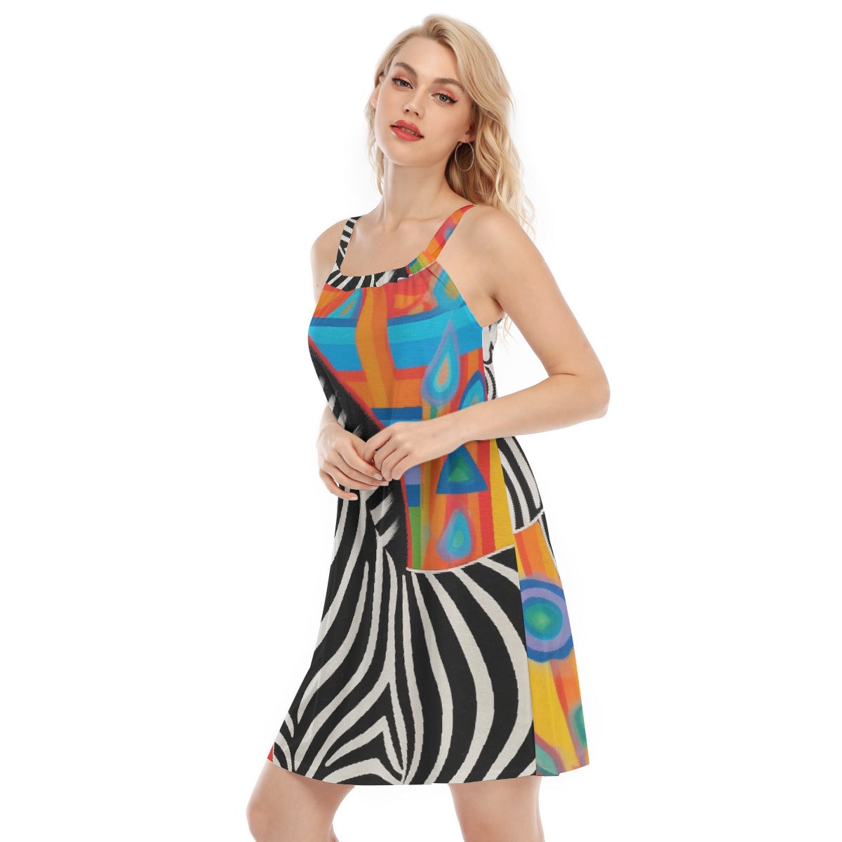 All-Over Print Women's Sleeveless Cami Dress