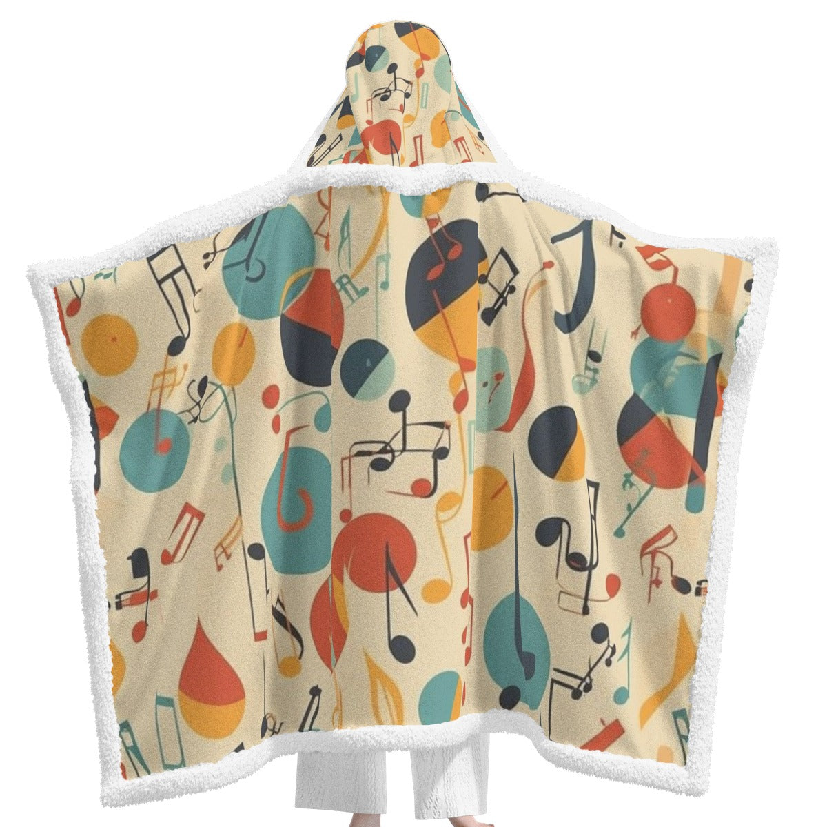 All-Over Print Unisex Wearable Hooded Blanket