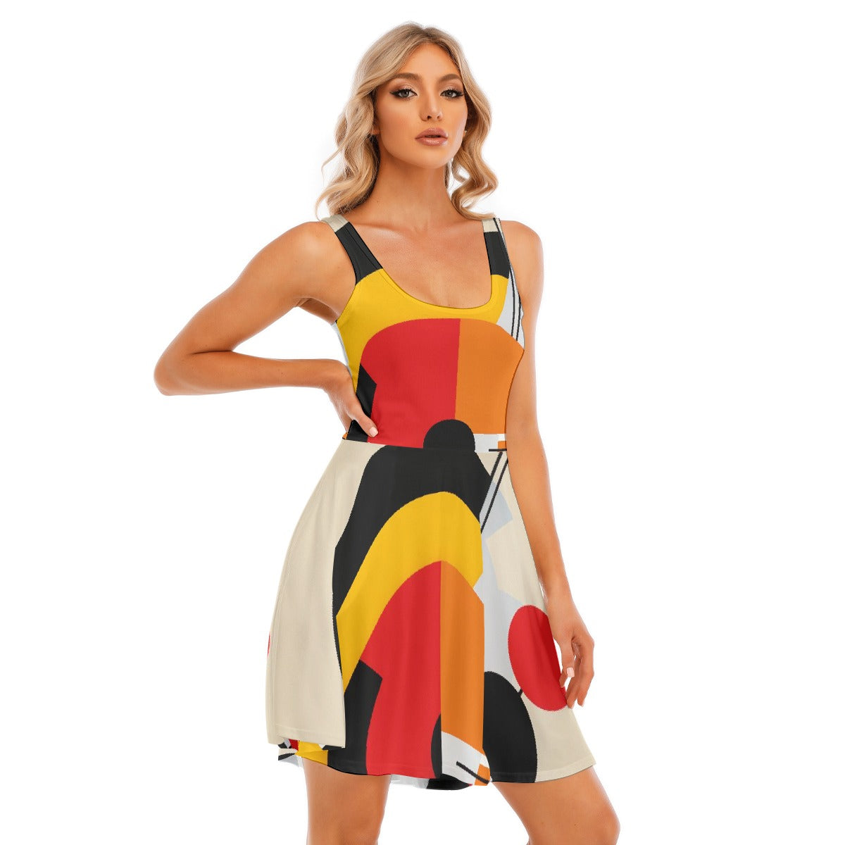 All-Over Print Women's Tank Vest Dress