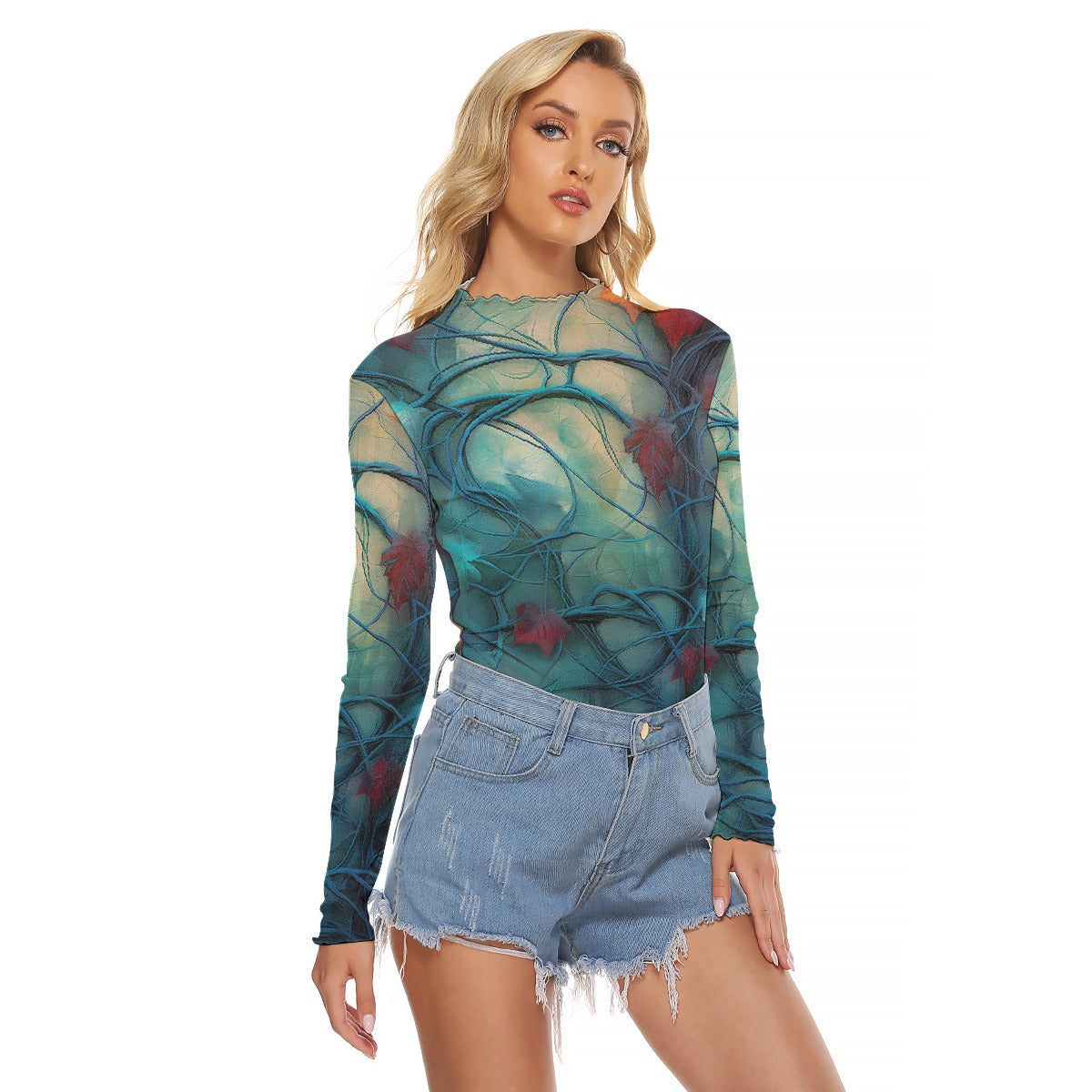 All-Over Print Women's Mesh T-shirt