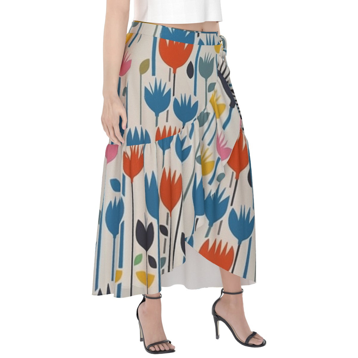 All-Over Print Women's Wrap Skirt