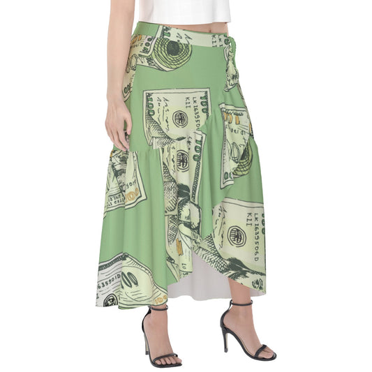 All-Over Print Women's Wrap Skirt