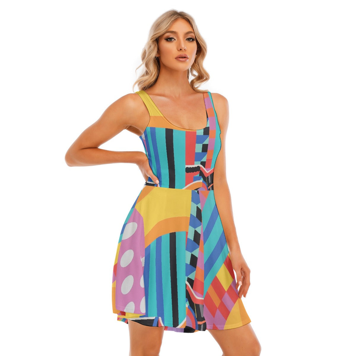 All-Over Print Women's Tank Vest Dress