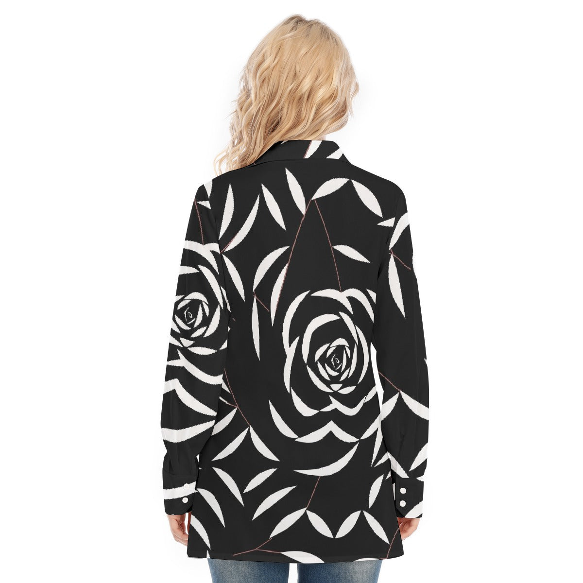 All-Over Print Women's Long Shirt