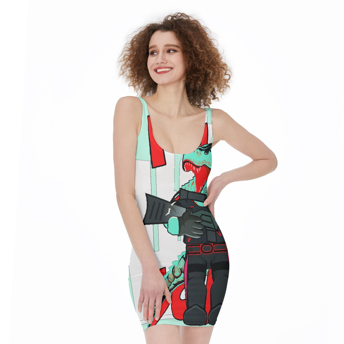 All-Over Print Women's Bodycon Dress