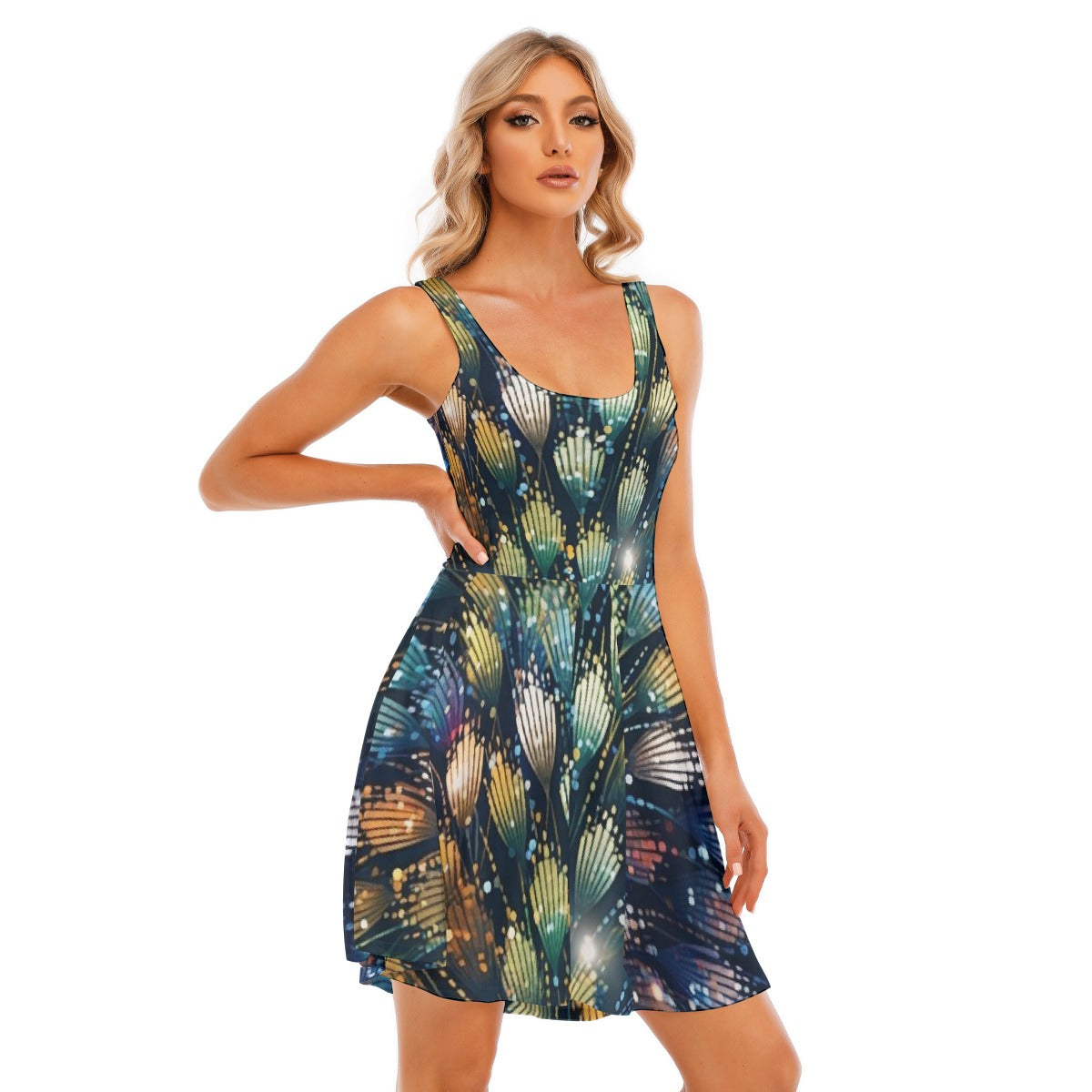 All-Over Print Women's Tank Vest Dress