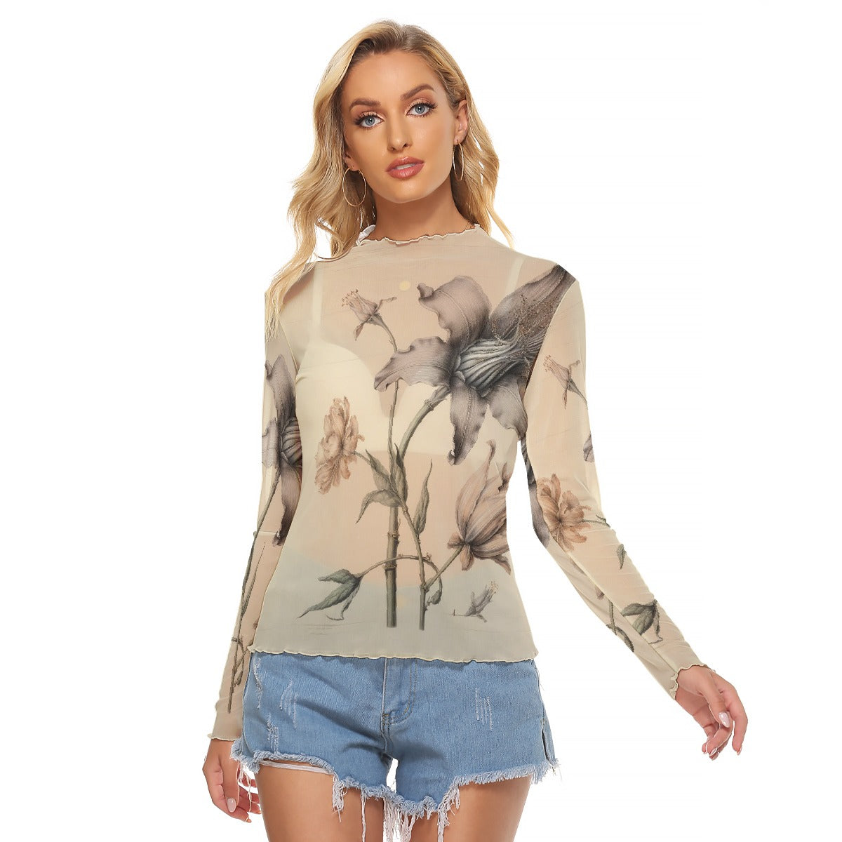 All-Over Print Women's Mesh T-shirt