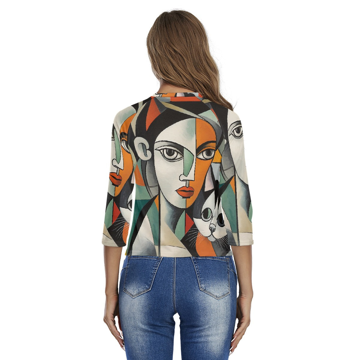 All-Over Print Women's Raglan Sleeves T-shirts