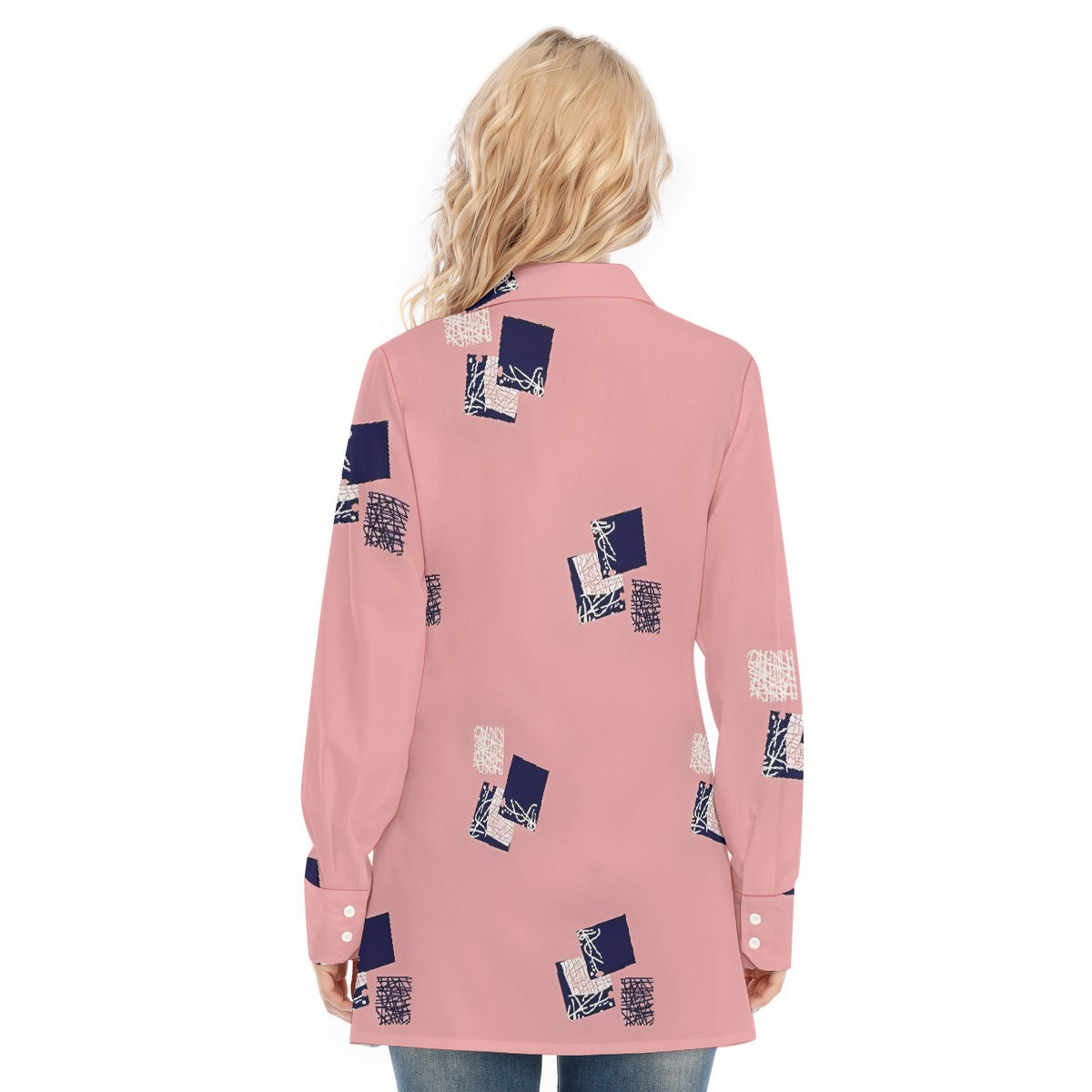 All-Over Print Women's Long Shirt