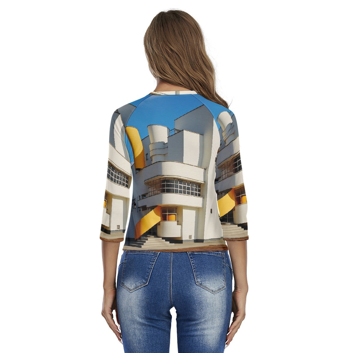 All-Over Print Women's Raglan Sleeves T-shirts