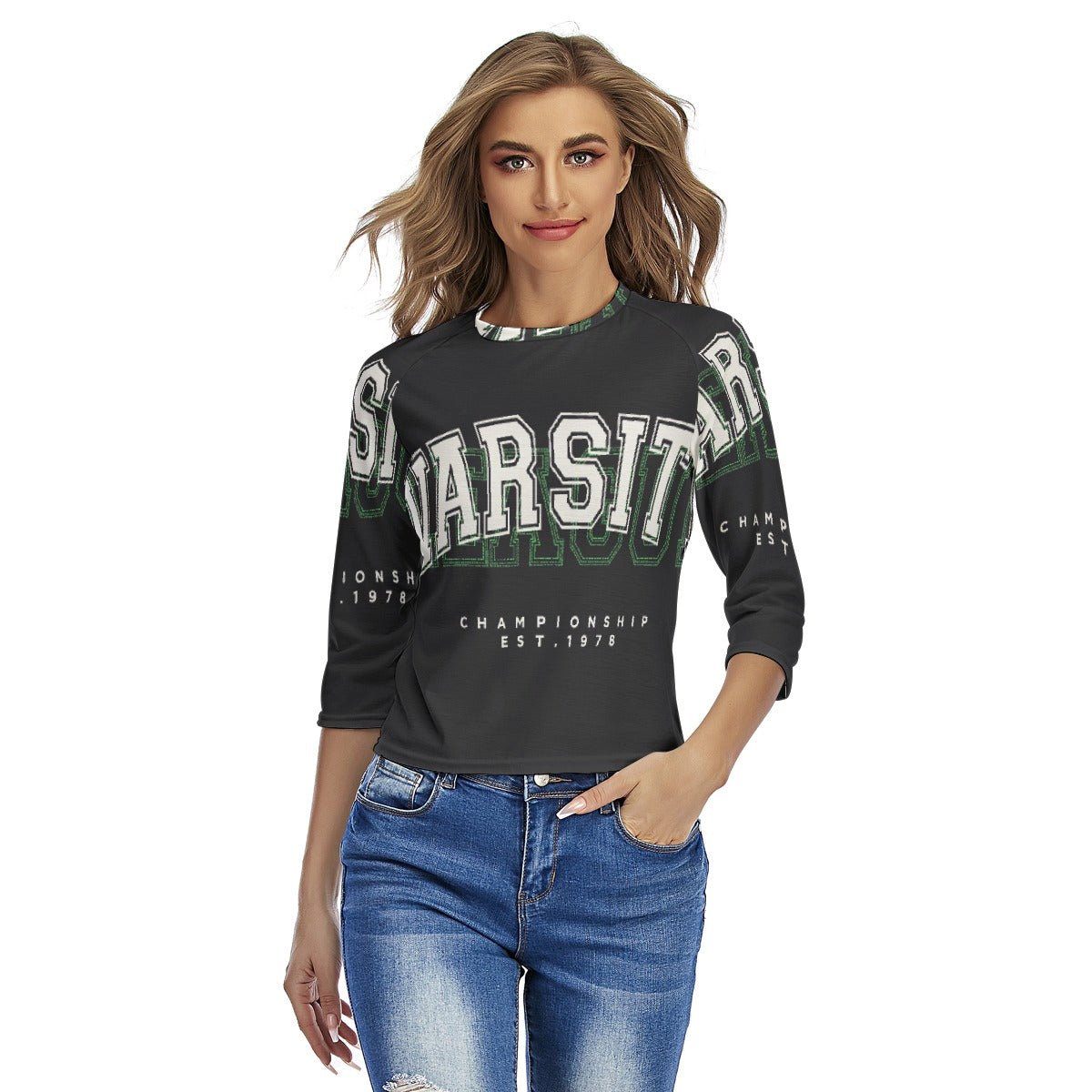 All-Over Print Women's Raglan Sleeves T-shirts