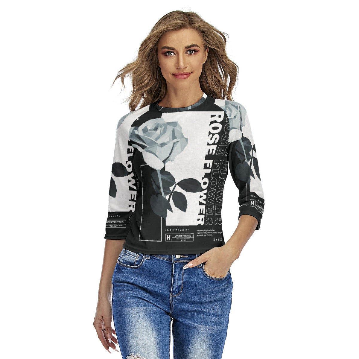 All-Over Print Women's Raglan Sleeves T-shirts