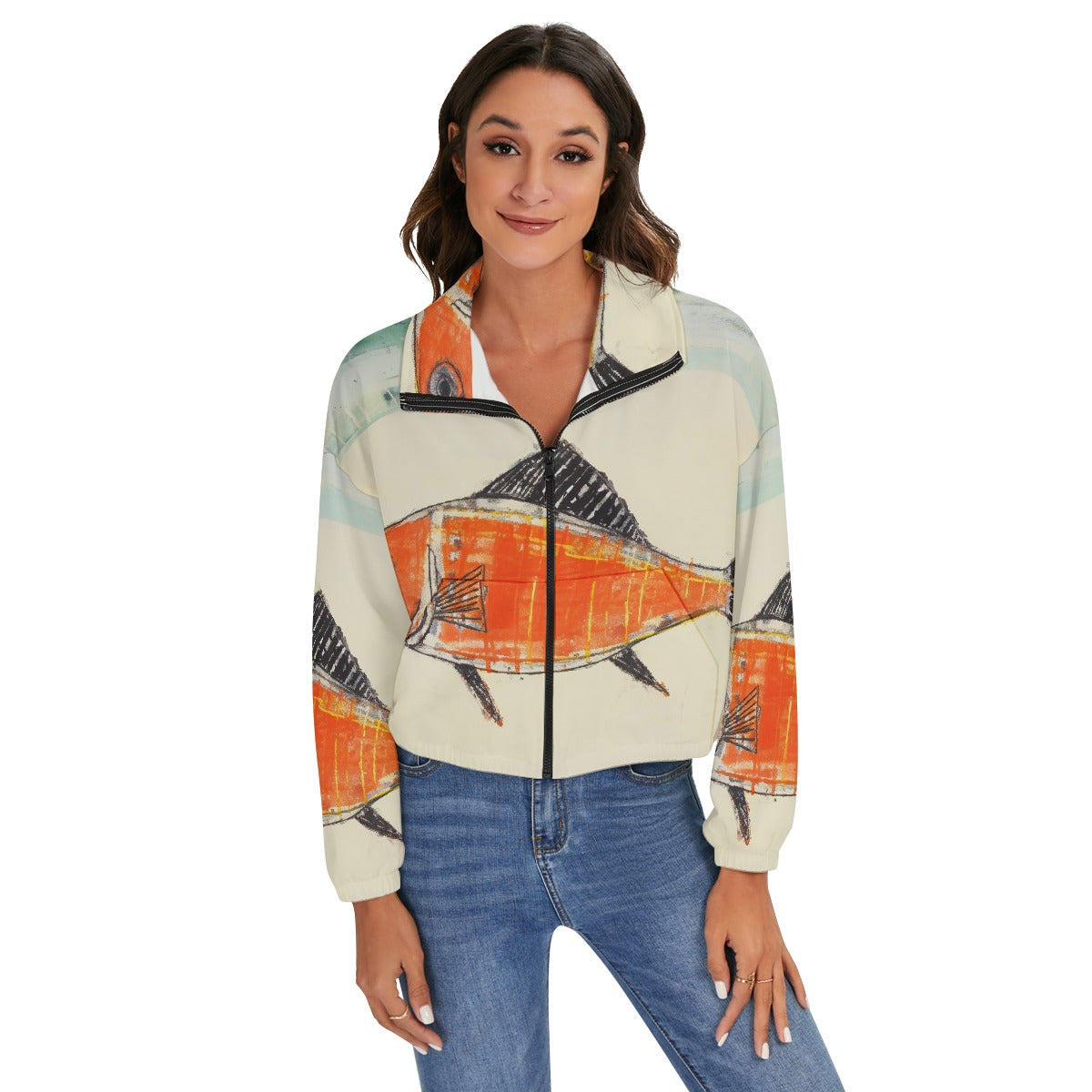 All-Over Print Women's Zip Jacket