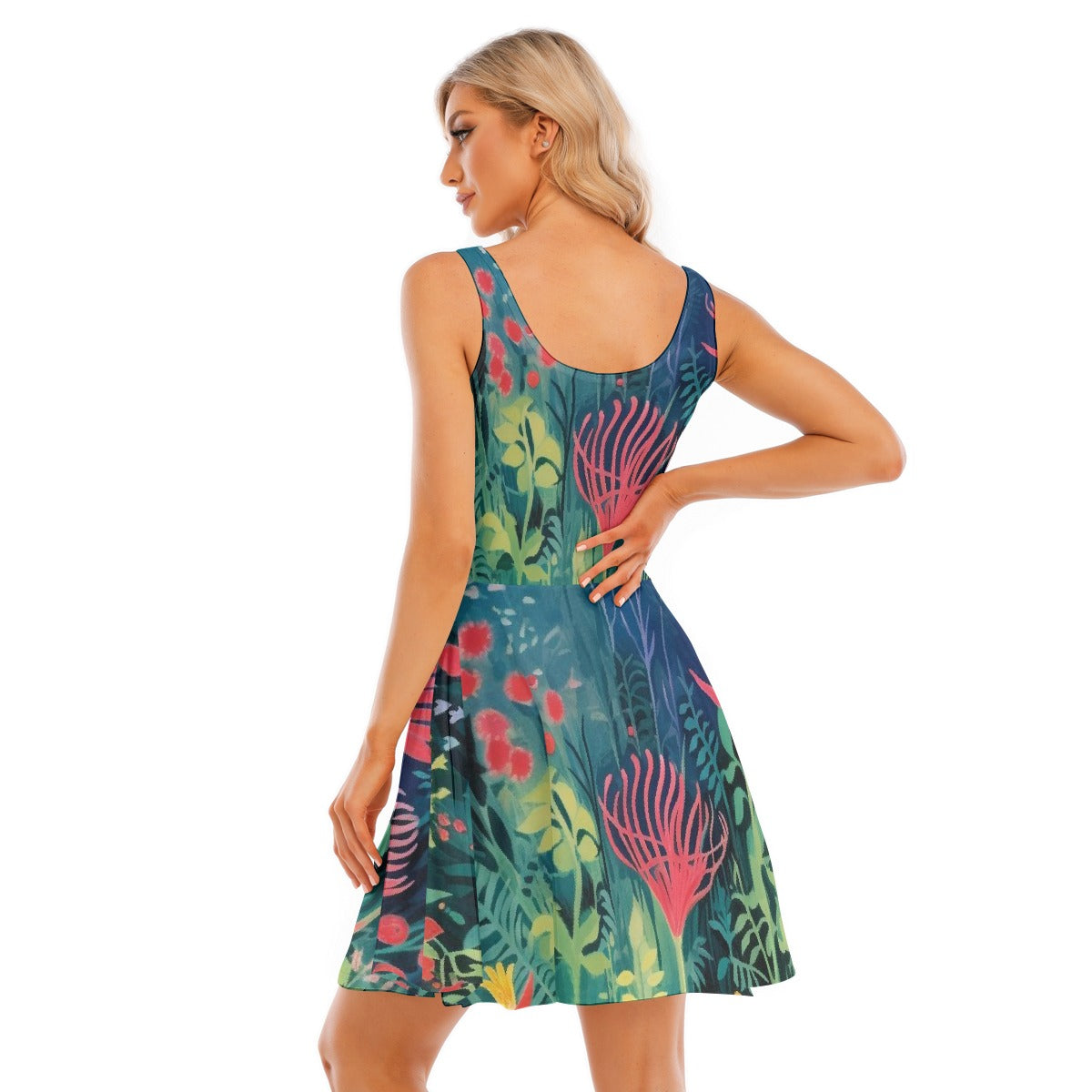 All-Over Print Women's Tank Vest Dress