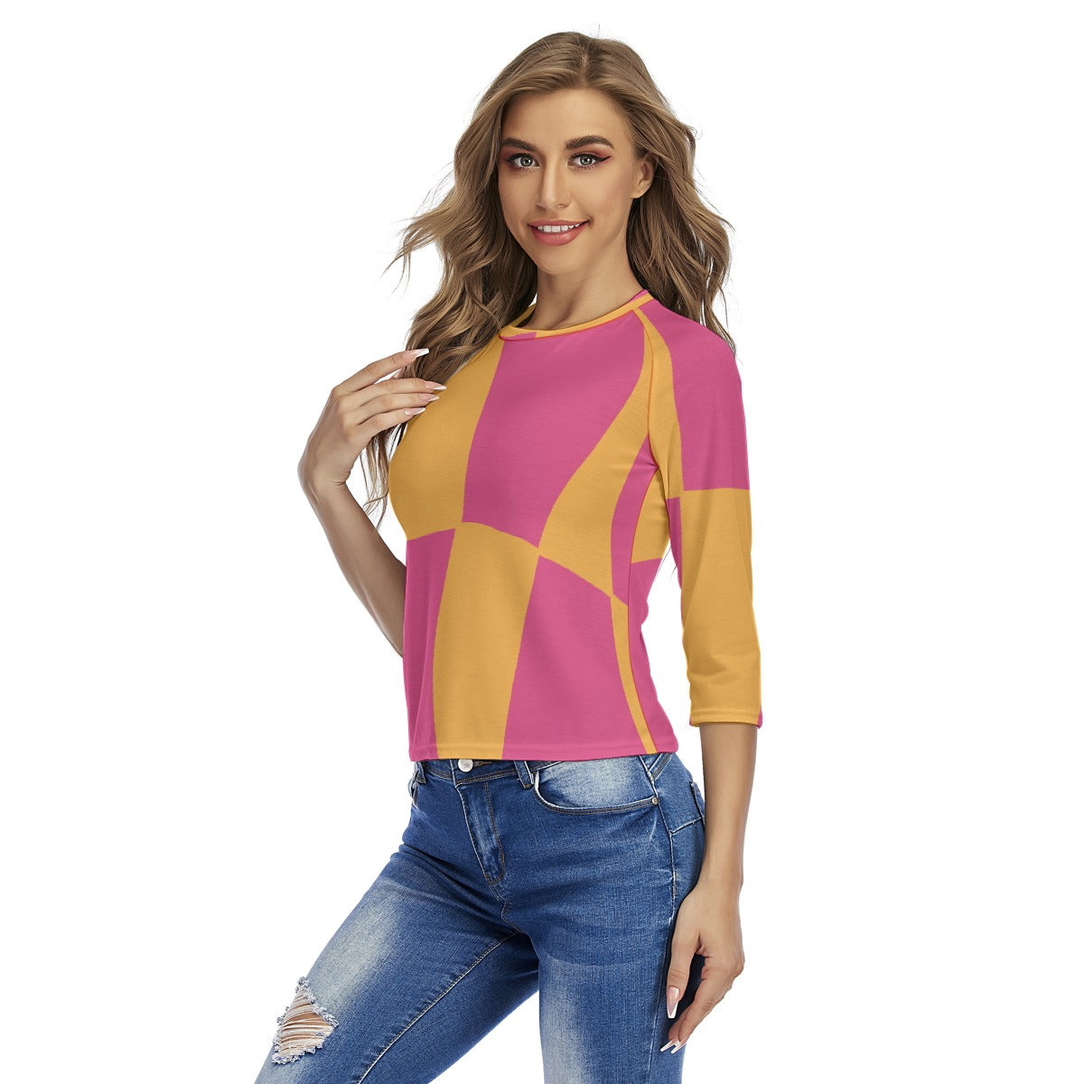 All-Over Print Women's Raglan Sleeves T-shirts