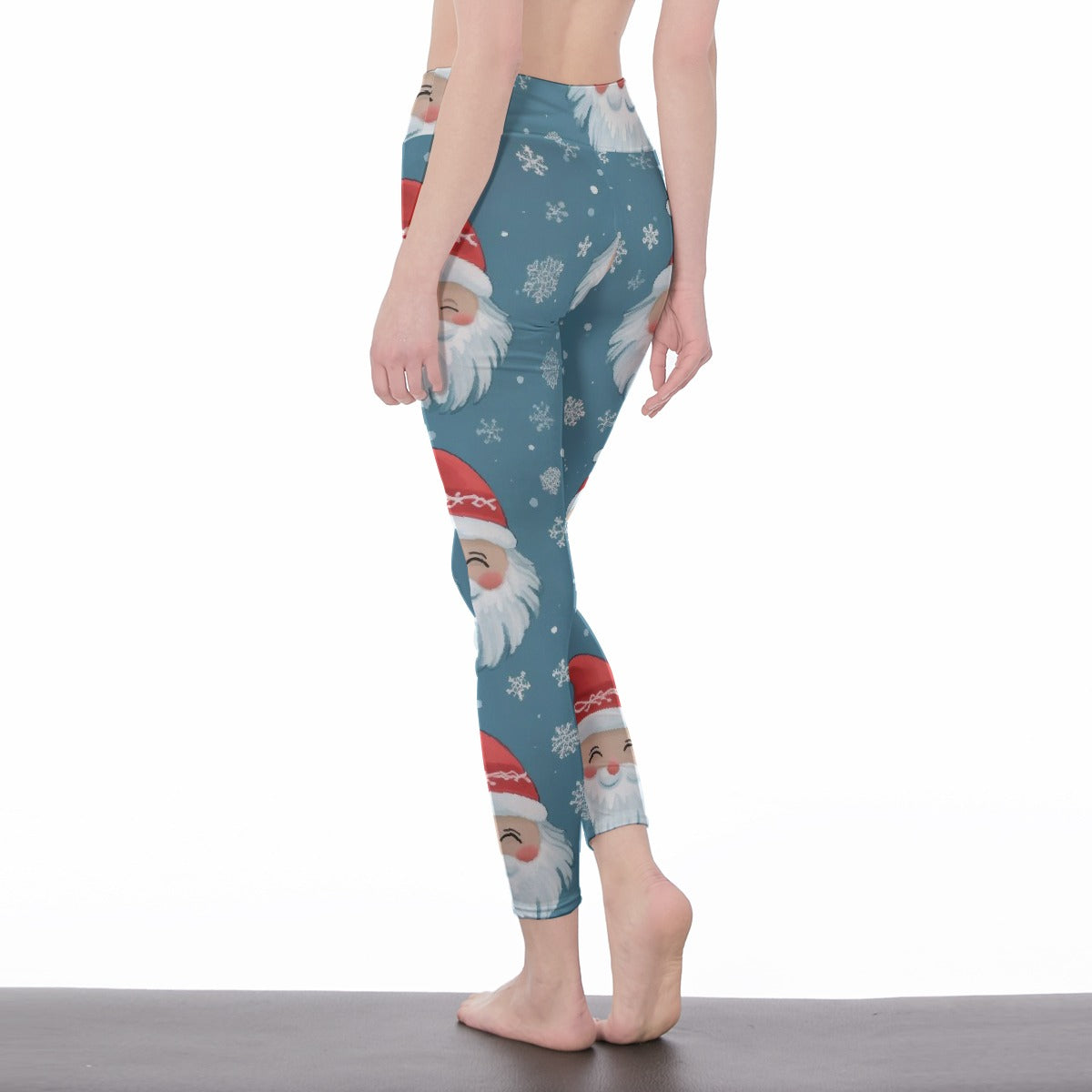 All-Over Print Women's High Waist Leggings | Side Stitch Closure