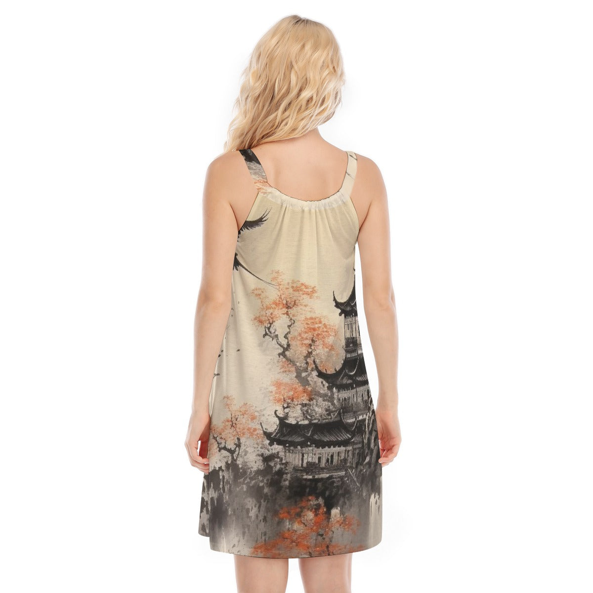 All-Over Print Women's Sleeveless Cami Dress