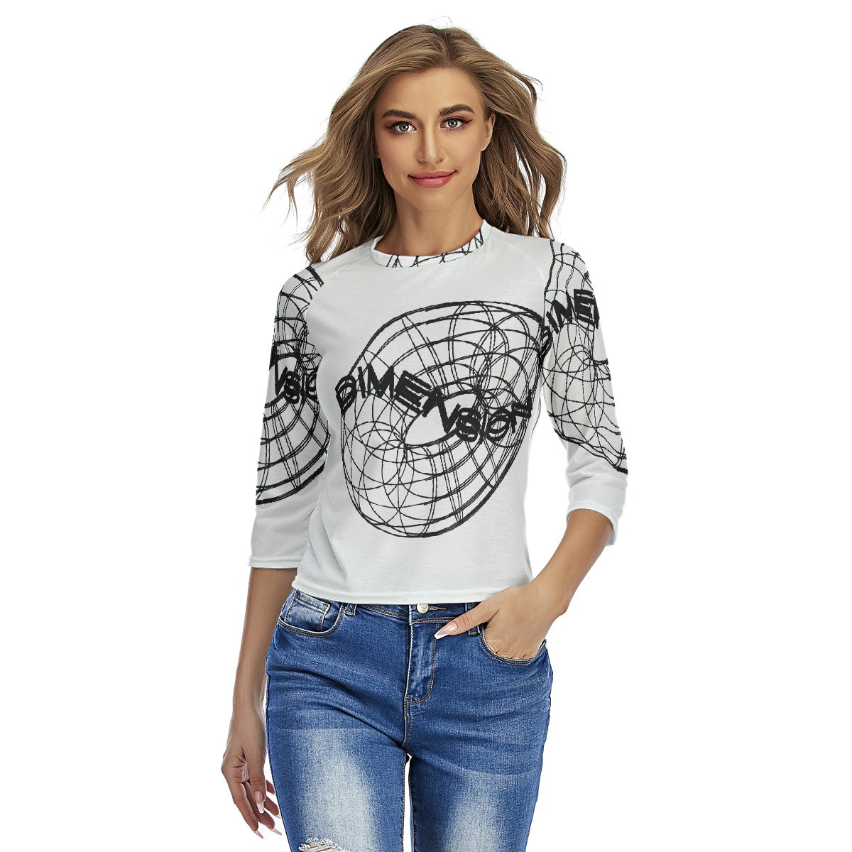 All-Over Print Women's Raglan Sleeves T-shirts