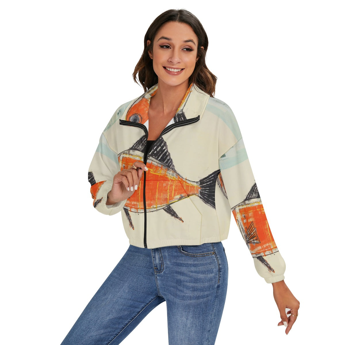 All-Over Print Women's Zip Jacket