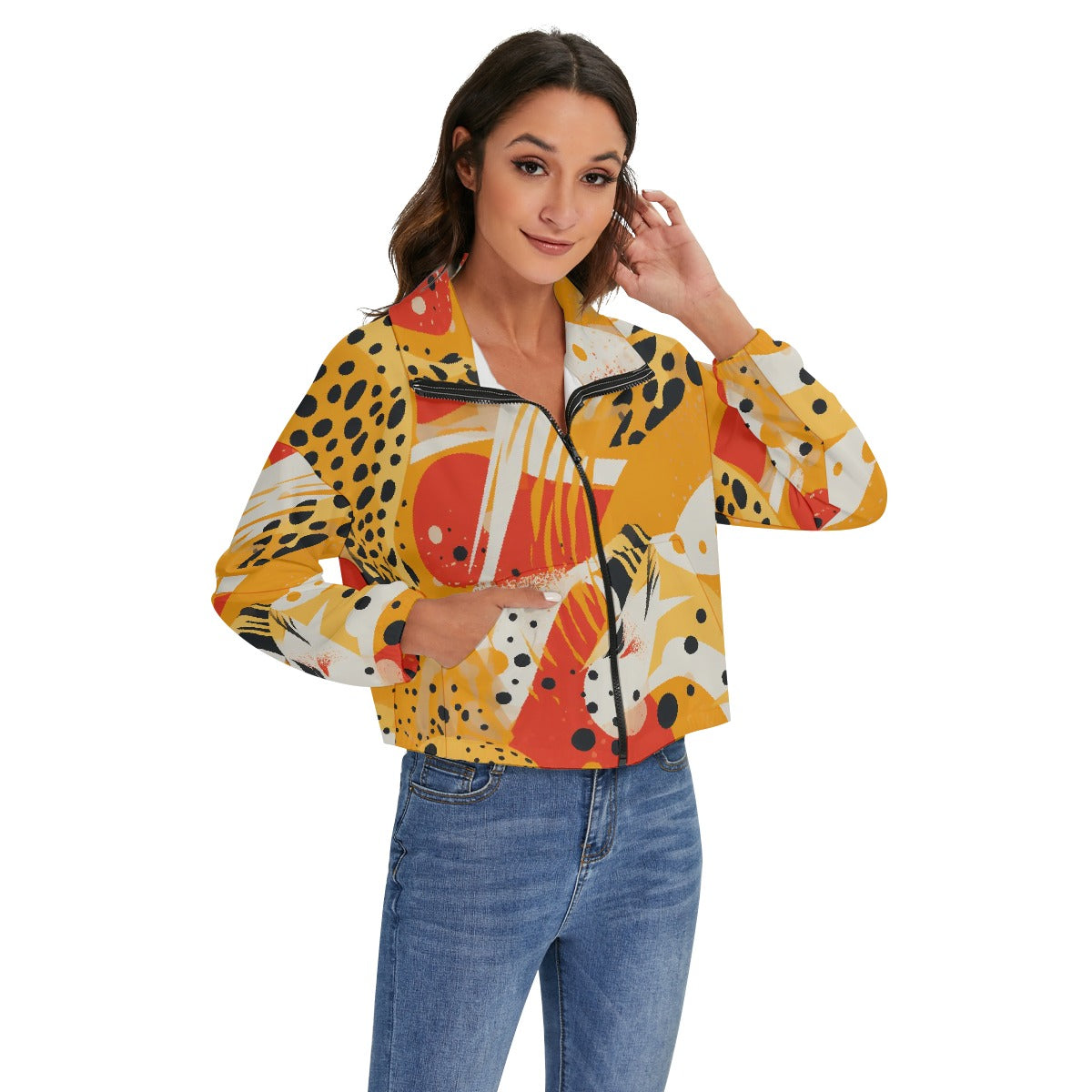 All-Over Print Women's Zip Jacket