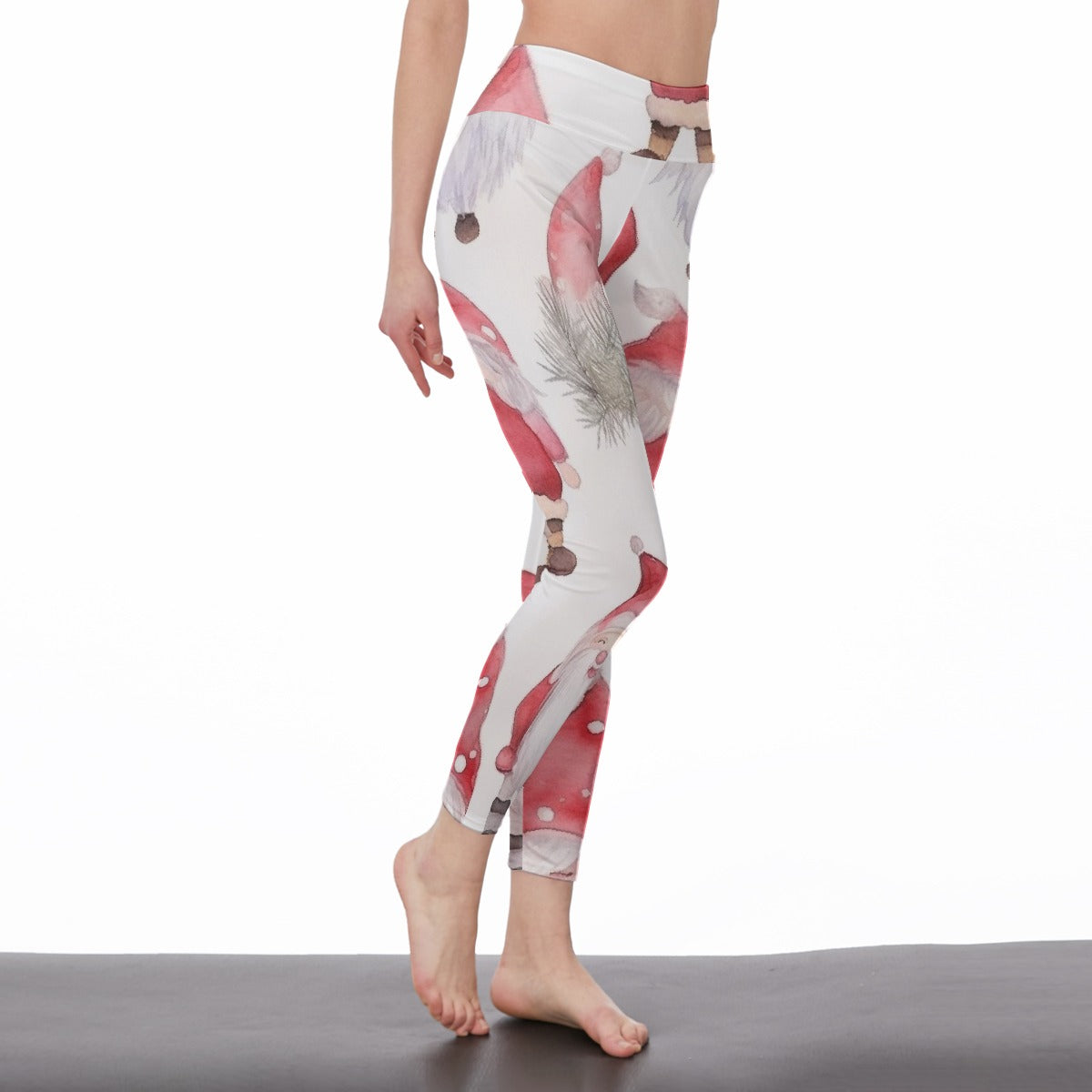 All-Over Print Women's High Waist Leggings | Side Stitch Closure