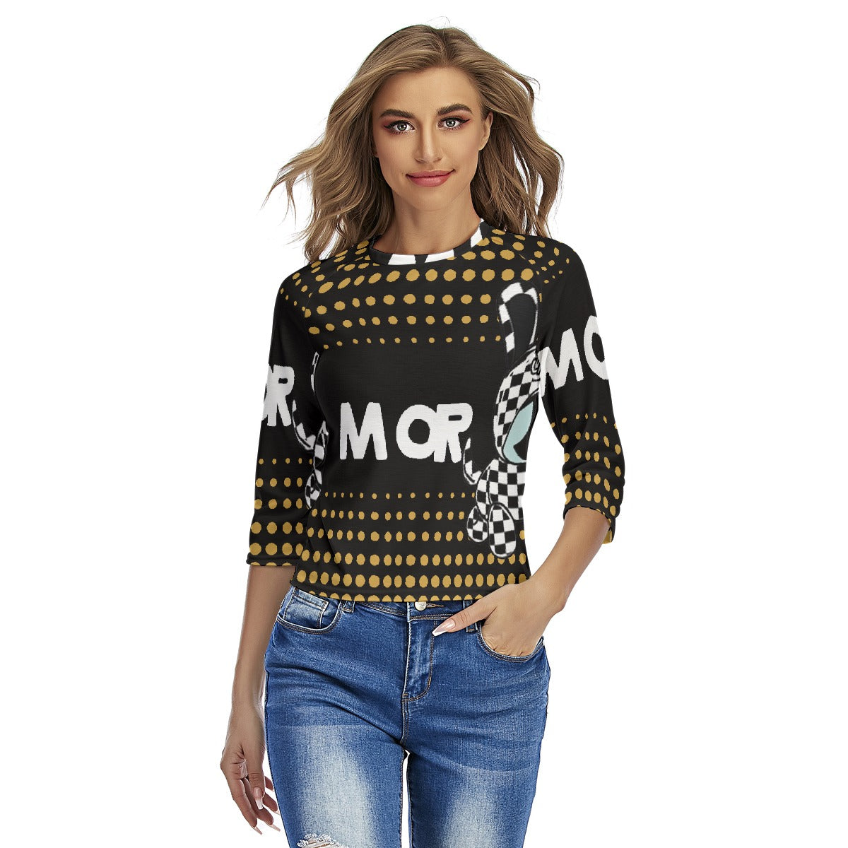 All-Over Print Women's Raglan Sleeves T-shirts