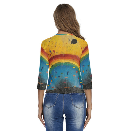 All-Over Print Women's Raglan Sleeves T-shirts