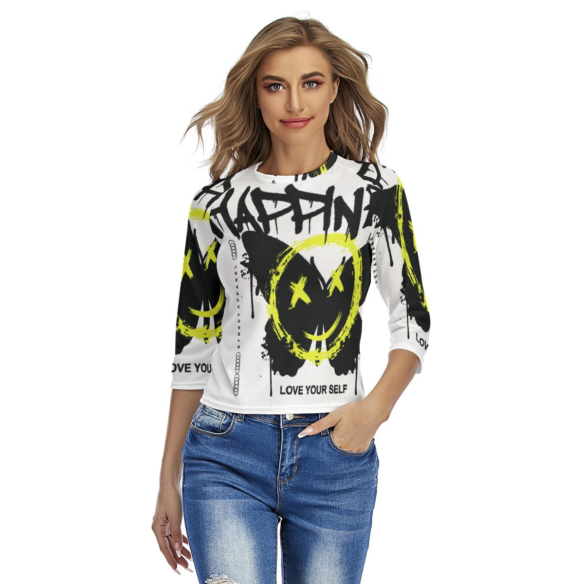 All-Over Print Women's Raglan Sleeves T-shirts