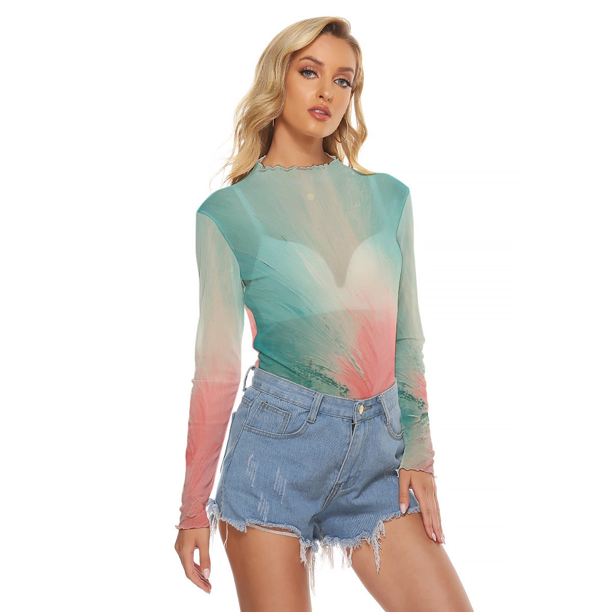 All-Over Print Women's Mesh T-shirt