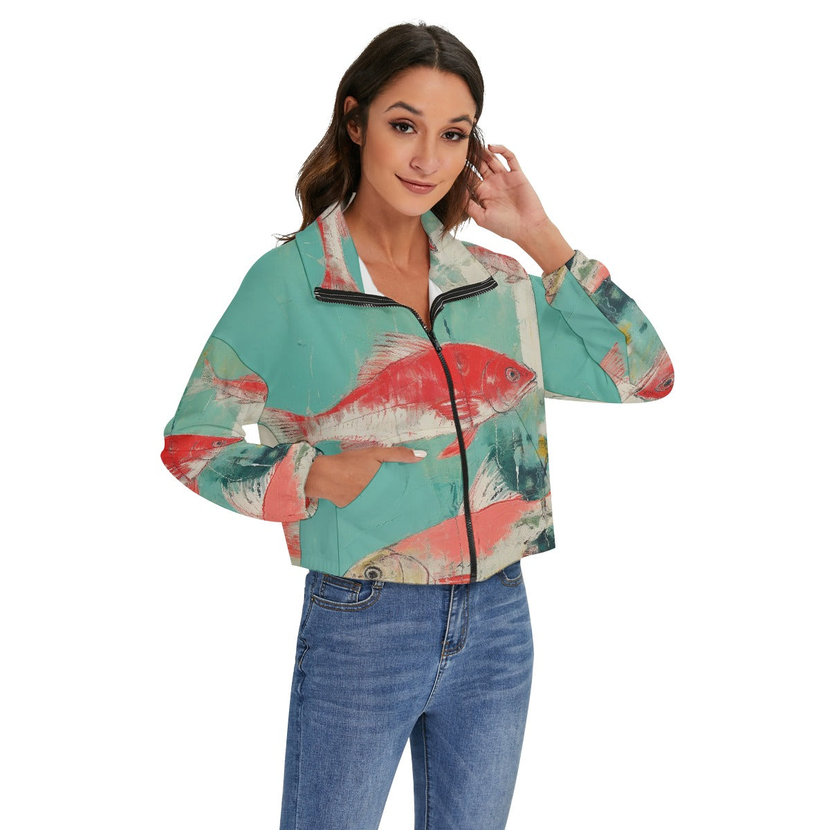 All-Over Print Women's Zip Jacket