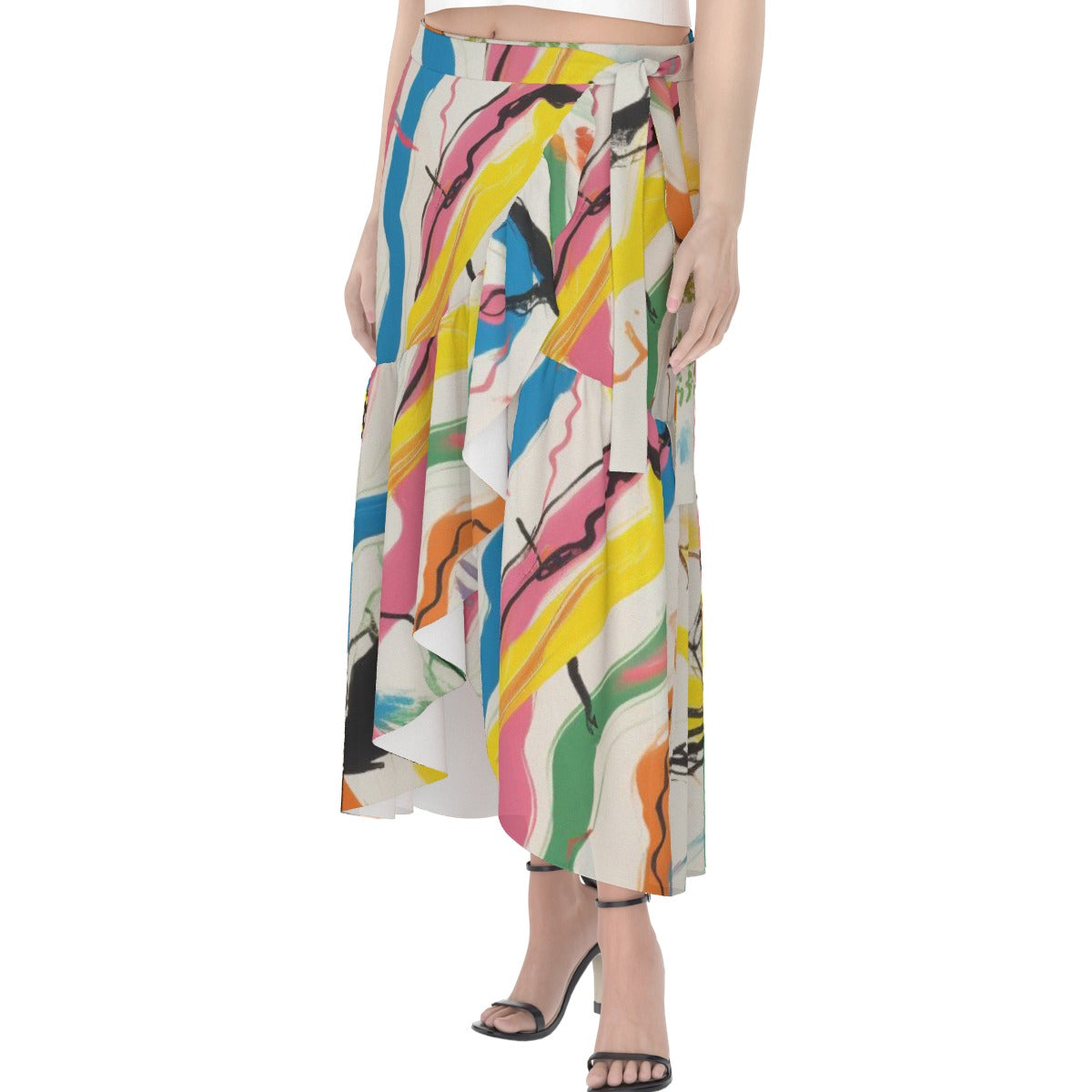 All-Over Print Women's Wrap Skirt