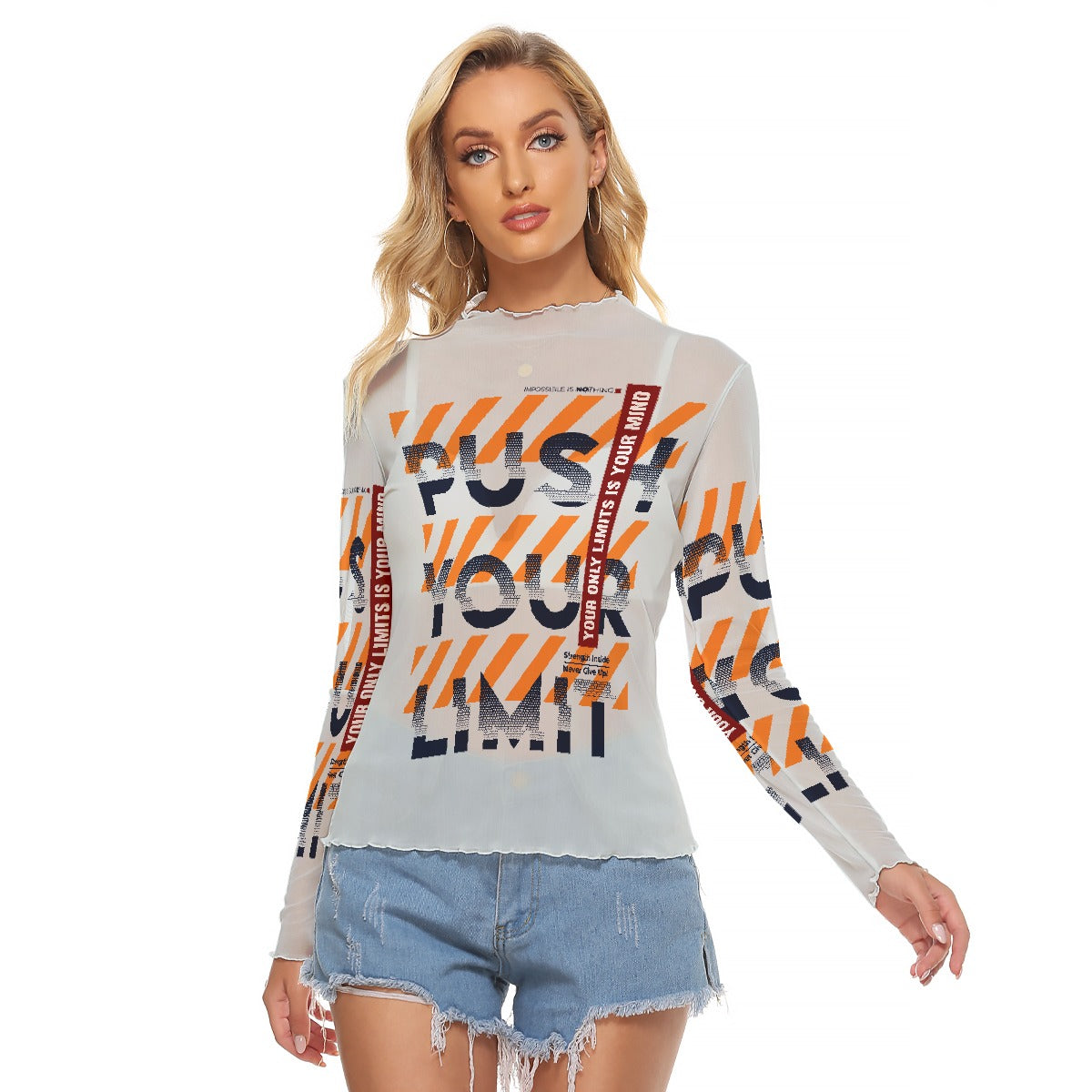 All-Over Print Women's Mesh T-shirt