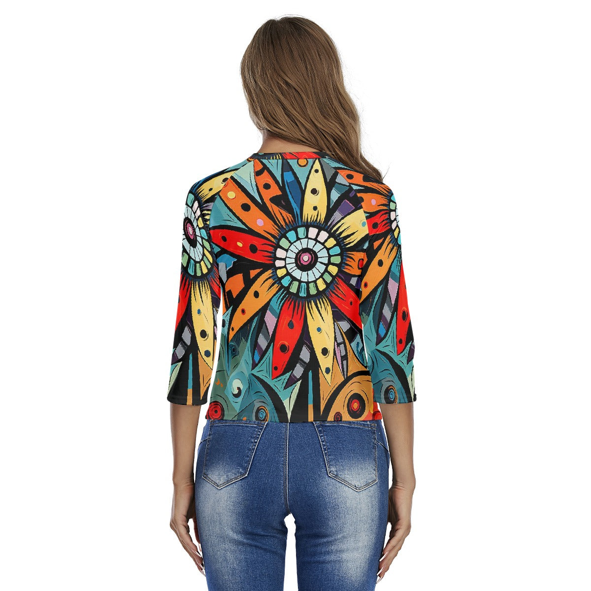 All-Over Print Women's Raglan Sleeves T-shirts