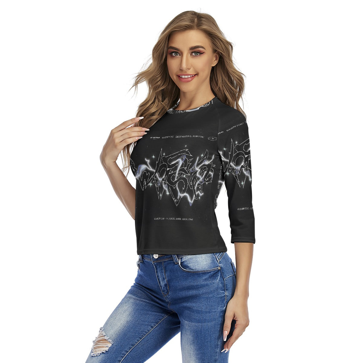 All-Over Print Women's Raglan Sleeves T-shirts