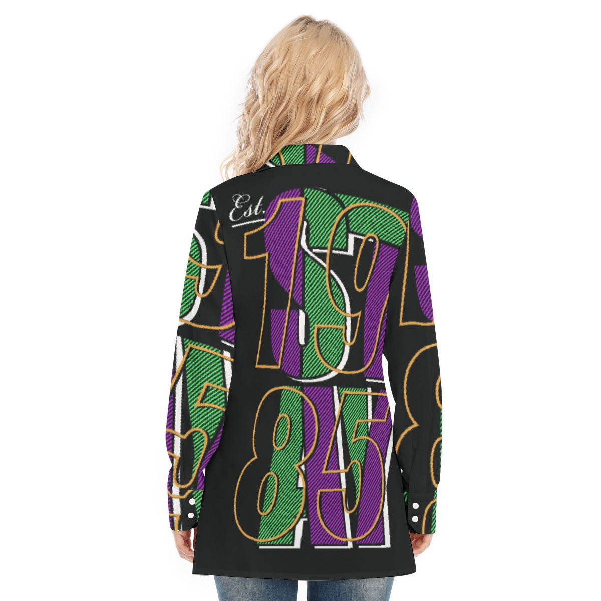 All-Over Print Women's Long Shirt