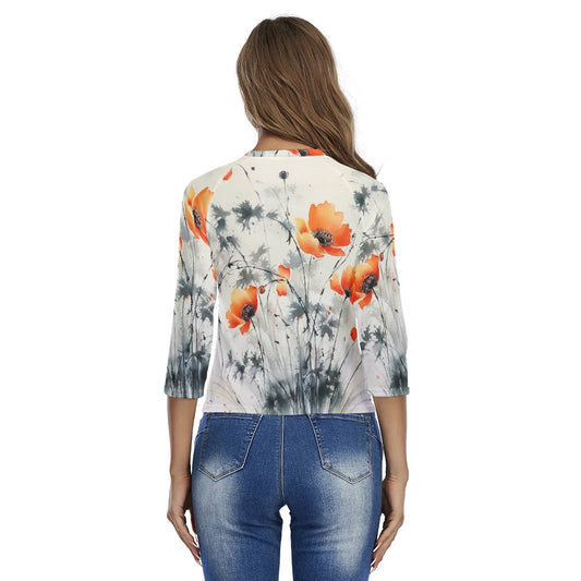 All-Over Print Women's Raglan Sleeves T-shirts