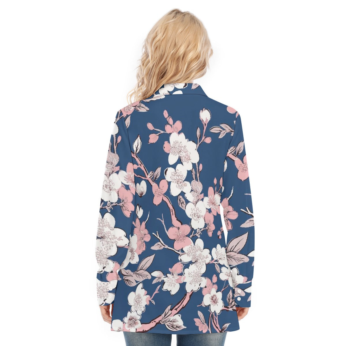 All-Over Print Women's Long Shirt