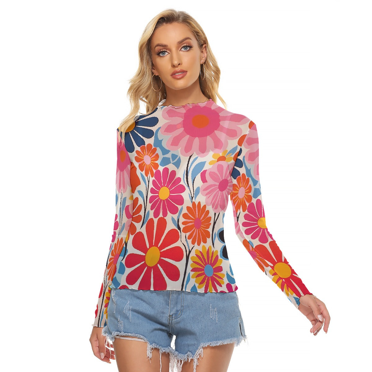 All-Over Print Women's Mesh T-shirt