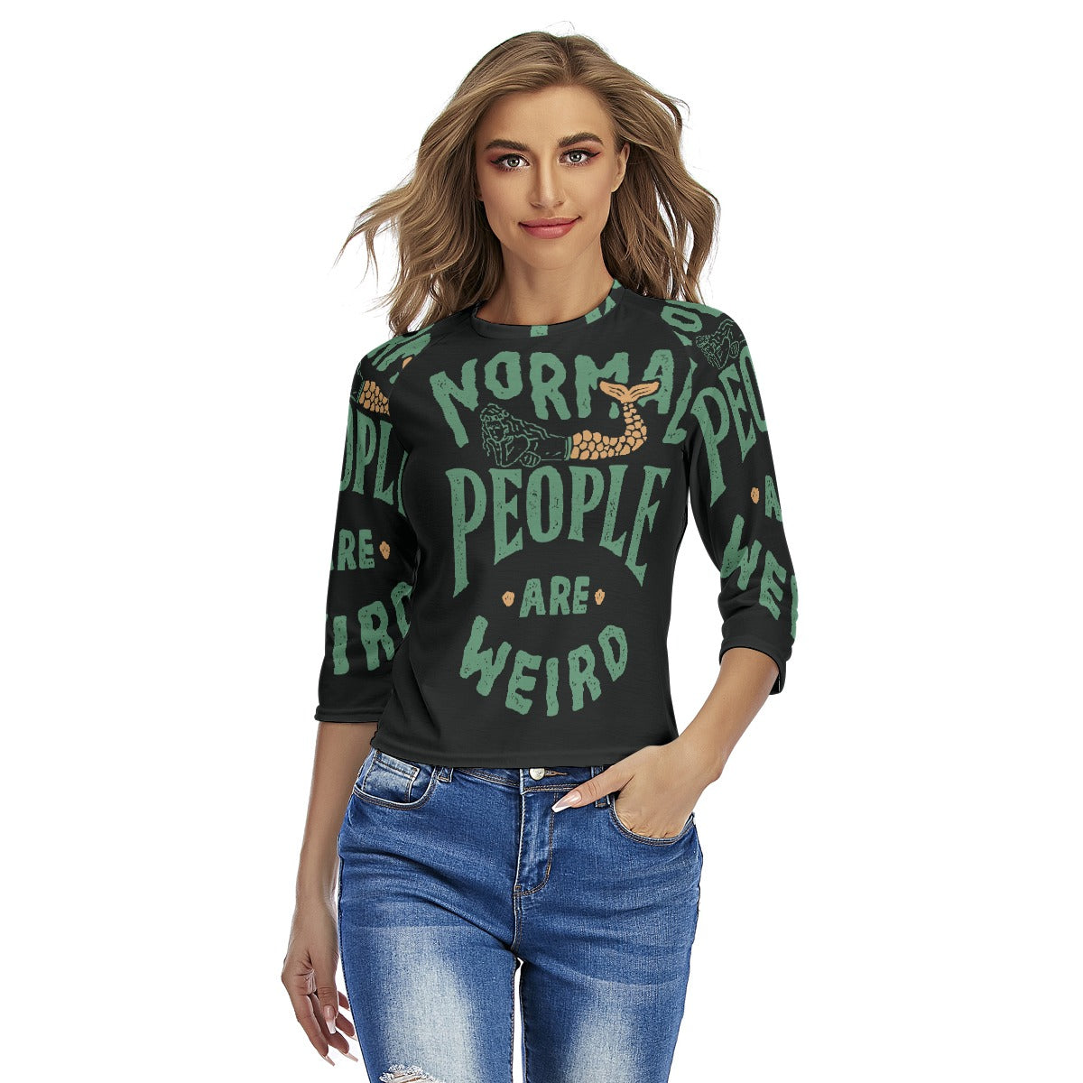 All-Over Print Women's Raglan Sleeves T-shirts